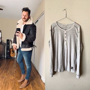 • Diesel button collar long sleeve Tee •